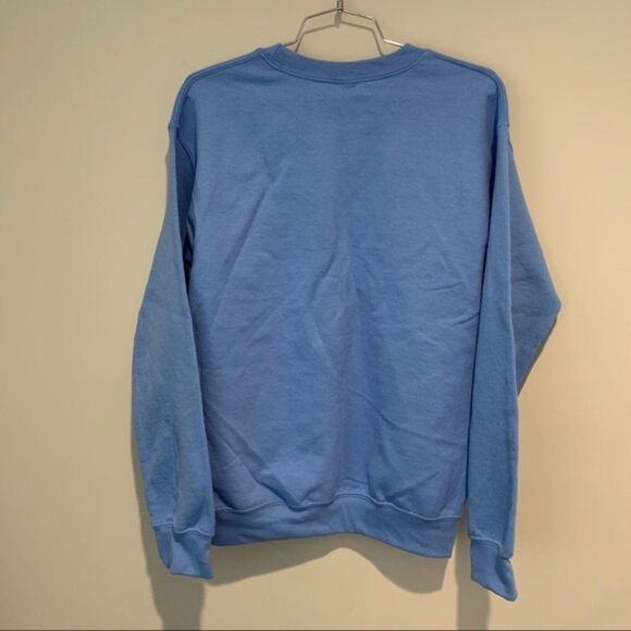 NWOT Blue Gildan Crewneck Sweatshirt - Picture 2 of 5